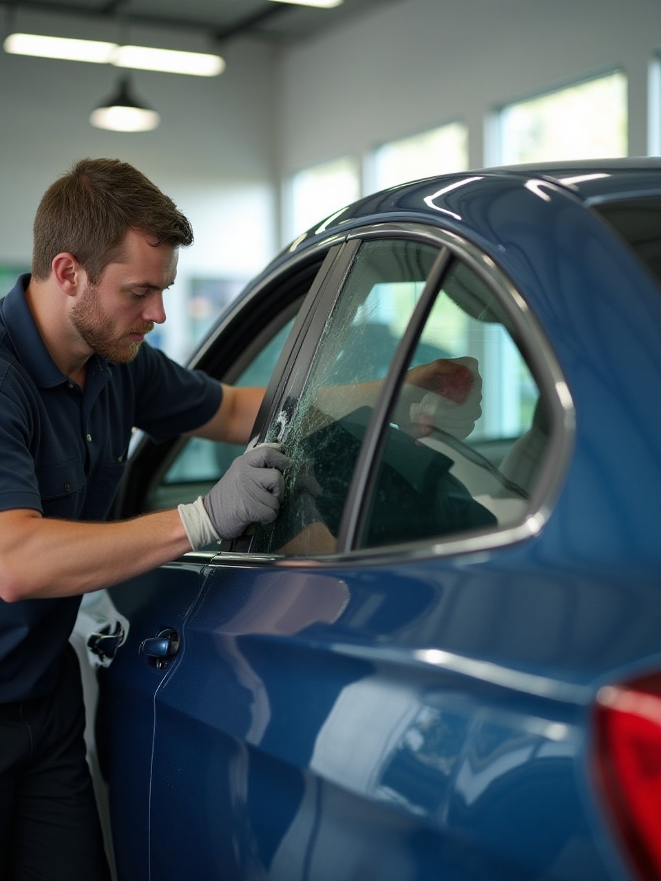 Rear windshield replacement